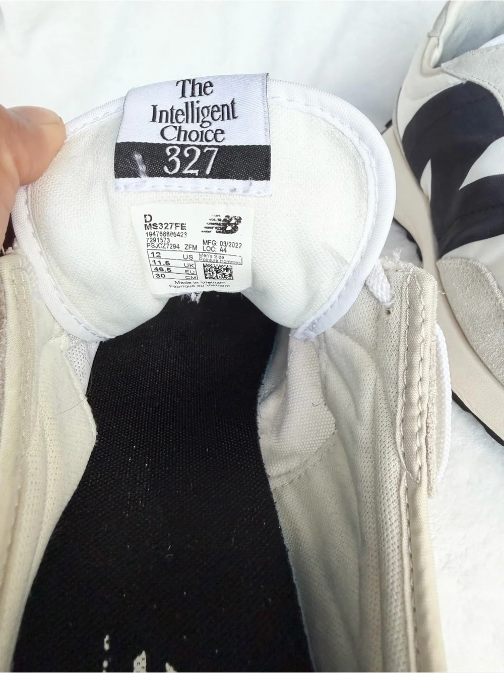New Balance 327 Lifestyle Sneakers Sea Salt size 12